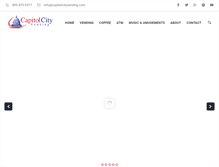 Tablet Screenshot of capitolcityvending.com